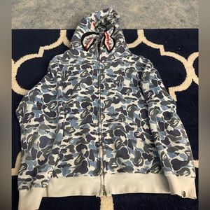 Blue Bape Hoodie